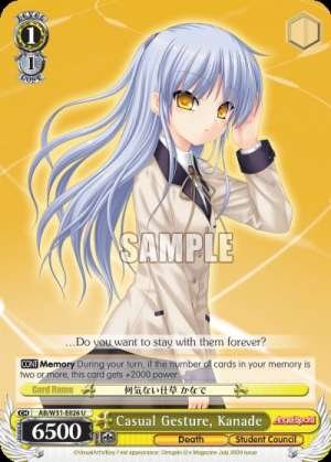Casual Gesture, Kanade