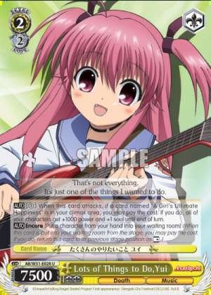 Lots of Things to Do, Yui