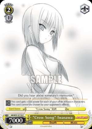 "Crow Song" Iwasawa