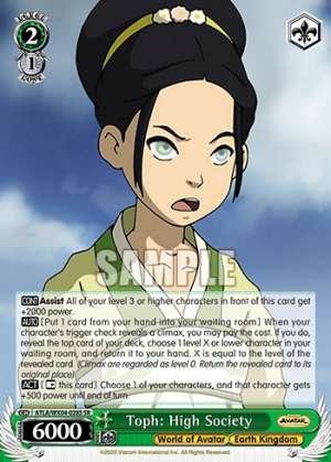 Toph: High Society