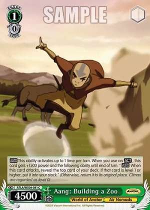 Aang: Building a Zoo