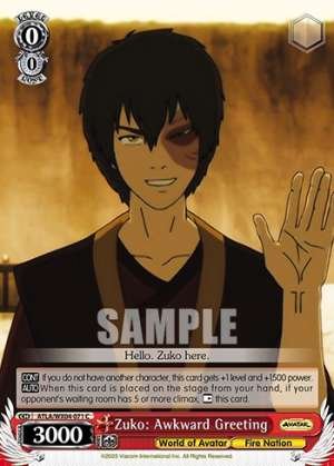 Zuko: Awkward Greeting