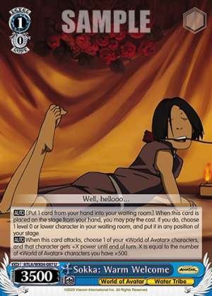 Sokka: Warm Welcome