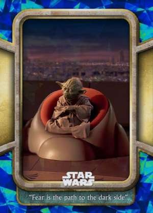 “Fear Is the Path to the Dark Side”