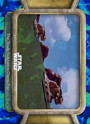 The Trade Federation Opens Fire