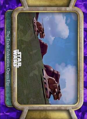 The Trade Federation Opens Fire