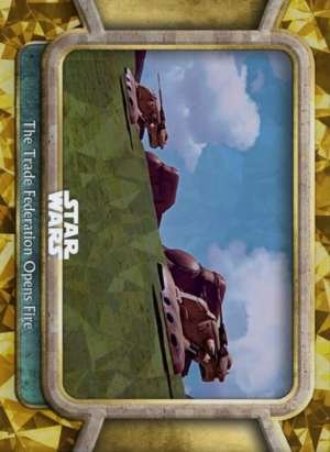 The Trade Federation Opens Fire