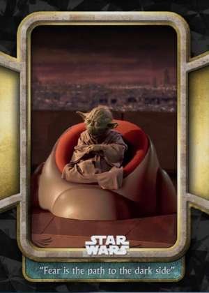 “Fear Is the Path to the Dark Side”