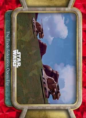 The Trade Federation Opens Fire