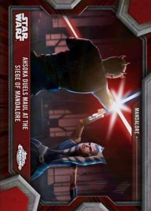 Ahsoka Duels Maul At The Siege Of Mandalore - Mandalore
