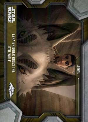 Ezra Bridger Rides The Loth-wolf - Lothal