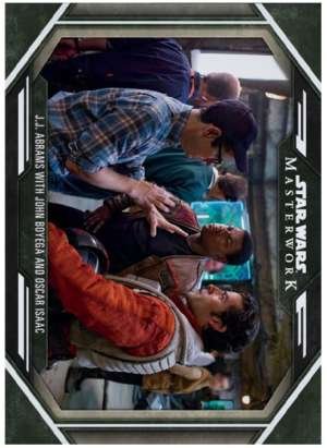 J.J. Abrams With John Boyega and Oscar Isaac
