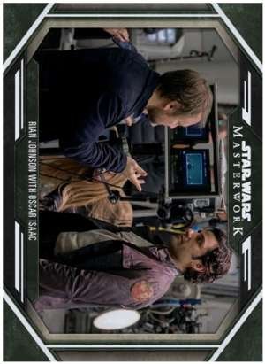 Rian Johnson With Oscar Isaac