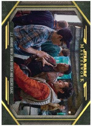 J.J. Abrams With John Boyega and Oscar Isaac
