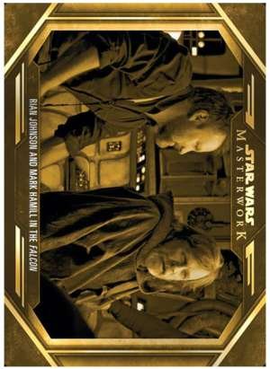 Rian Johnson and Mark Hamill in the Falcon