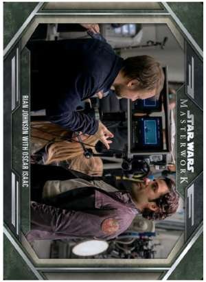 Rian Johnson With Oscar Isaac