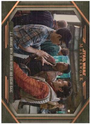 J.J. Abrams With John Boyega and Oscar Isaac