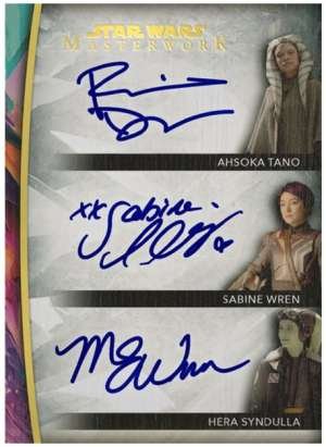 Rosario Dawson as Ahsoka Tano / Mary Elizabeth Winstead as Hera Syndulla / Natasha Liu Bordizzo as Sabine Wren