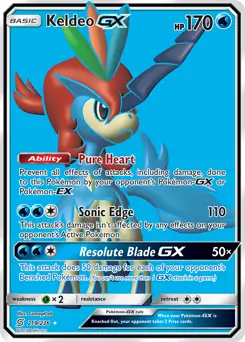 Full Art Keldeo GX