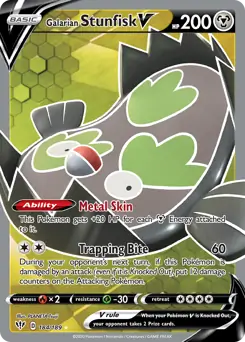 Full Art Galarian Stunfisk V
