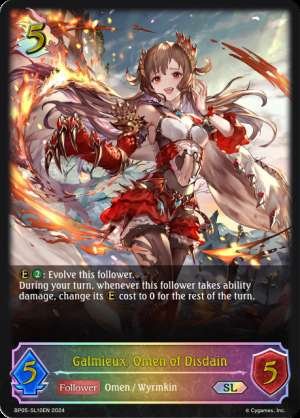 Galmieux Omen of Disdain