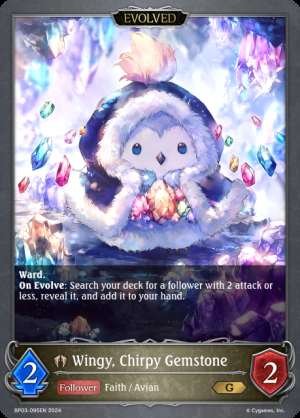 Wingy, Chirpy Gemstone