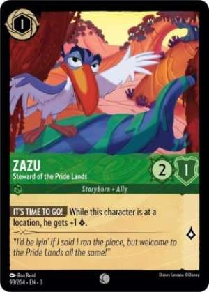 Zazu – Steward of the Pride Lands
