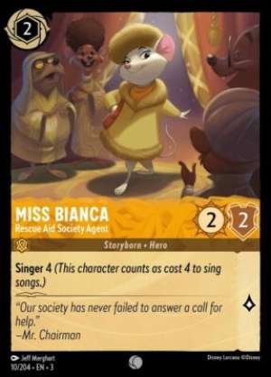 Miss Bianca – Rescue Aid Society Agent