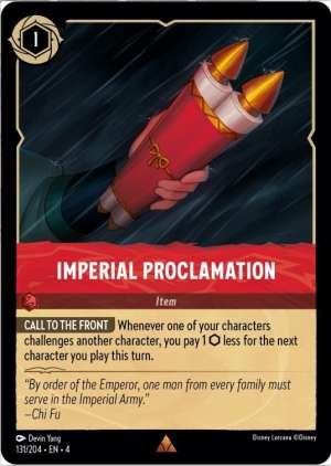 Imperial Proclamation