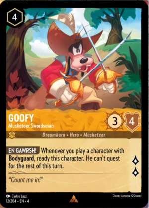 Goofy – Musketeer Swordsman
