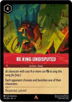 Be King Undisputed