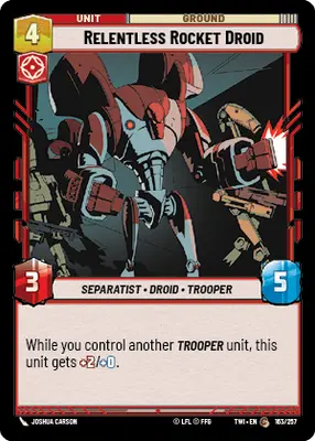 Relentless Rocket Droid