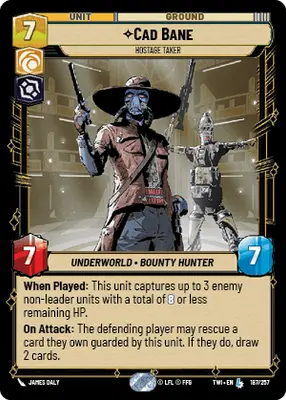 Cad Bane, Hostage Taker