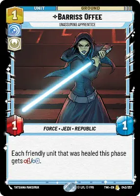 Barriss Offee Unassuming Apprentice