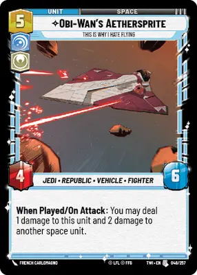 Obi-Wan's Aethersprite This is Why I Hate Flying