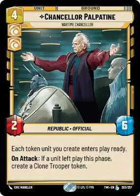 Chancellor Palpatine, Wartime Chancellor