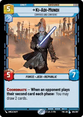 Ki-Adi-Mundi Composed and Confident