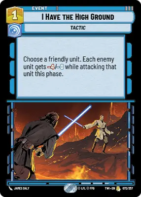 I Have the High Ground