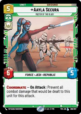 Aayla Secura Master of the Blade