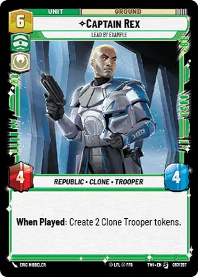 Captain Rex Lead by Example