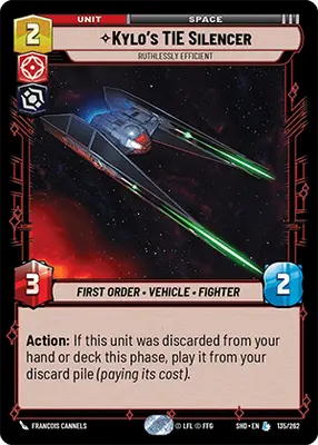 Kylo's TIE Silencer, Ruthlessly Efficient