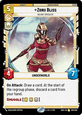 Zorii Bliss, Valiant Smuggler