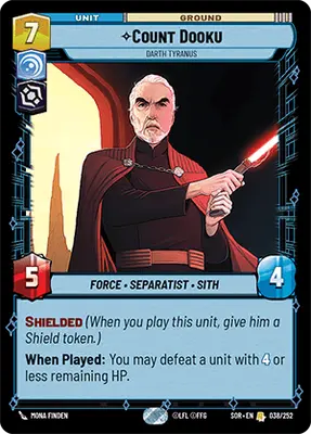 Count Dooku Darth Tyranus
