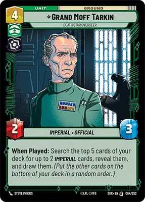 Grand Moff Tarkin Death Star Overseer