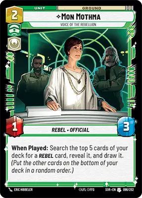 Mon Mothma Voice Of The Rebellion