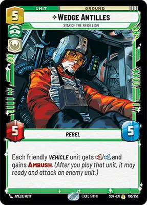 Wedge Antilles Star of the Rebellion
