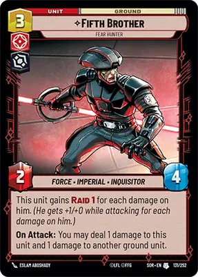 Fifth Brother Fear Hunter
