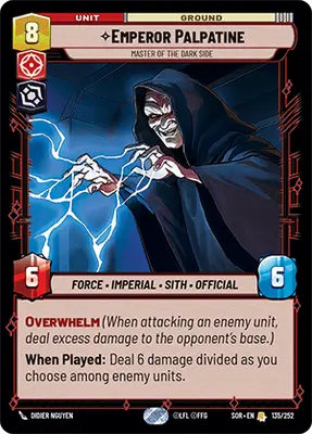 Emperor Palpatine Master of the Dark Side