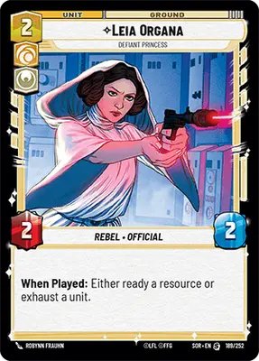 Leia Organa Defiant Princess