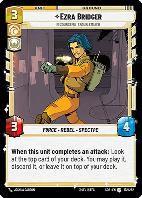 Ezra Bridger Resourceful Troublemaker